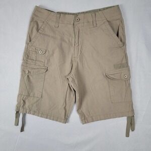 Airwalk Mens Cargo Shorts Size 32 Khaki